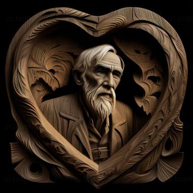 3D model The Heart of Darkness Joseph Conrad 1899 (STL)